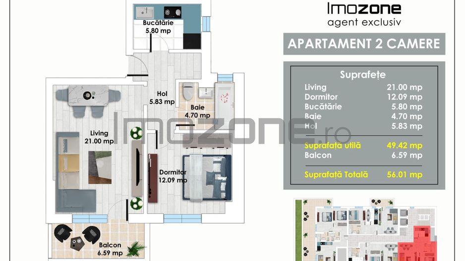 2 Camere, Bloc Nou, pe Valea Cascadelor, langa Metrou, la 3 min de Autogara - Poză 1