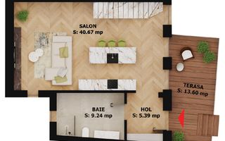 Apartament nou, 2 camere, 248 000 Euro. Comision 0. - Poză 1