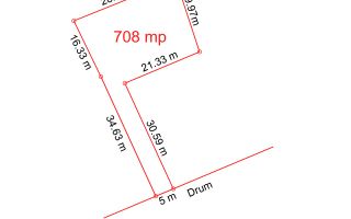 Teren intravilan 708 mp Rediu | Acces privat - Poză 3