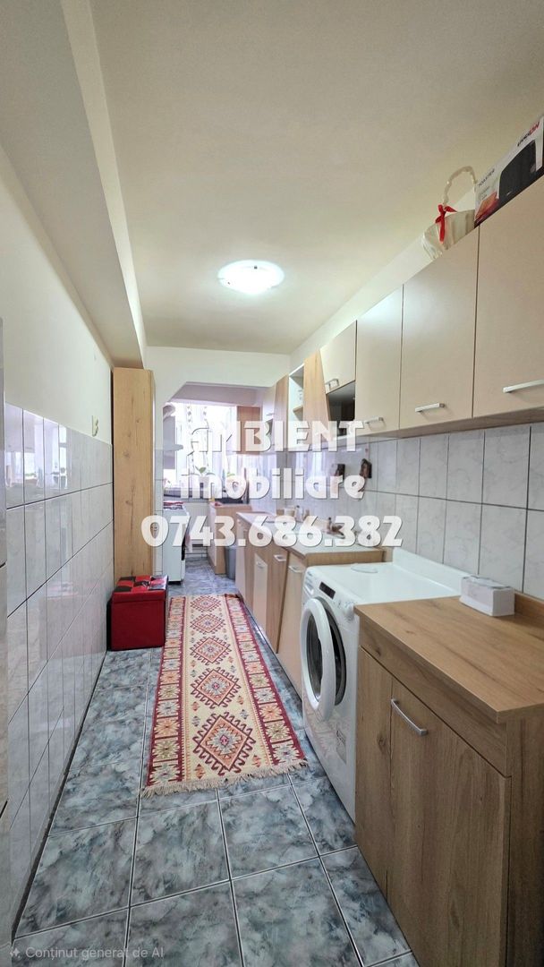 Apartament cu 3 camere, mobilat si utilat, etaj 3, VASLUI zona CENTRU; - Poză 3