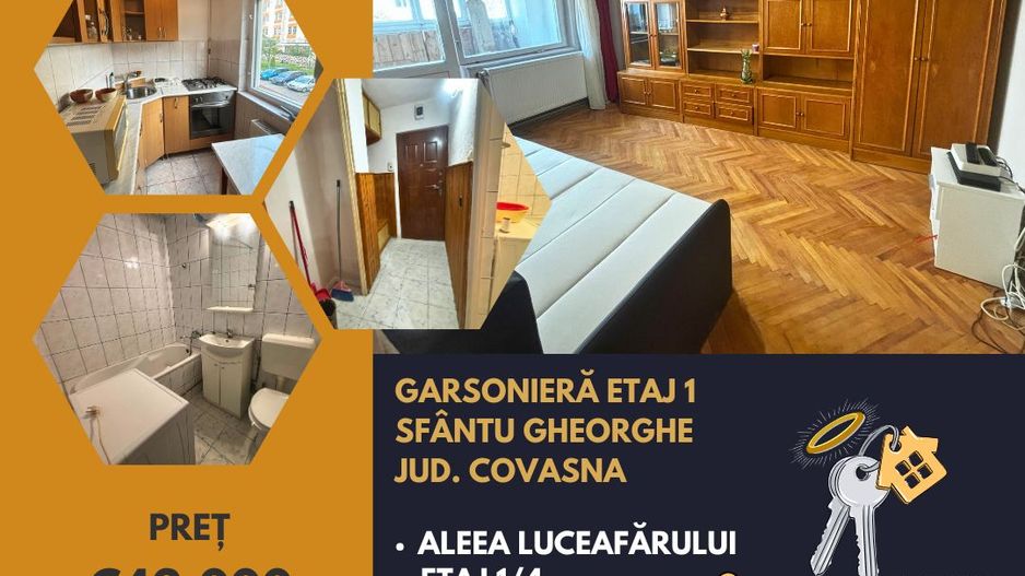 Garsonieră 25 M² etaj 1 Aleea Luceafărului - Poză 1