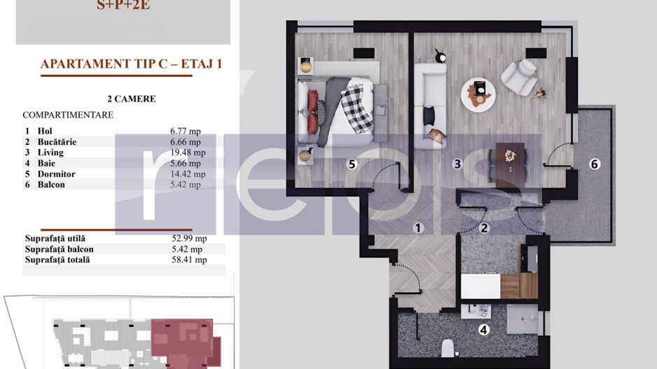 VANZARE APARTAMENTE PREMIUM | 2 & 3 CAMERE | BLOC BOUTIQUE | - Poză 7
