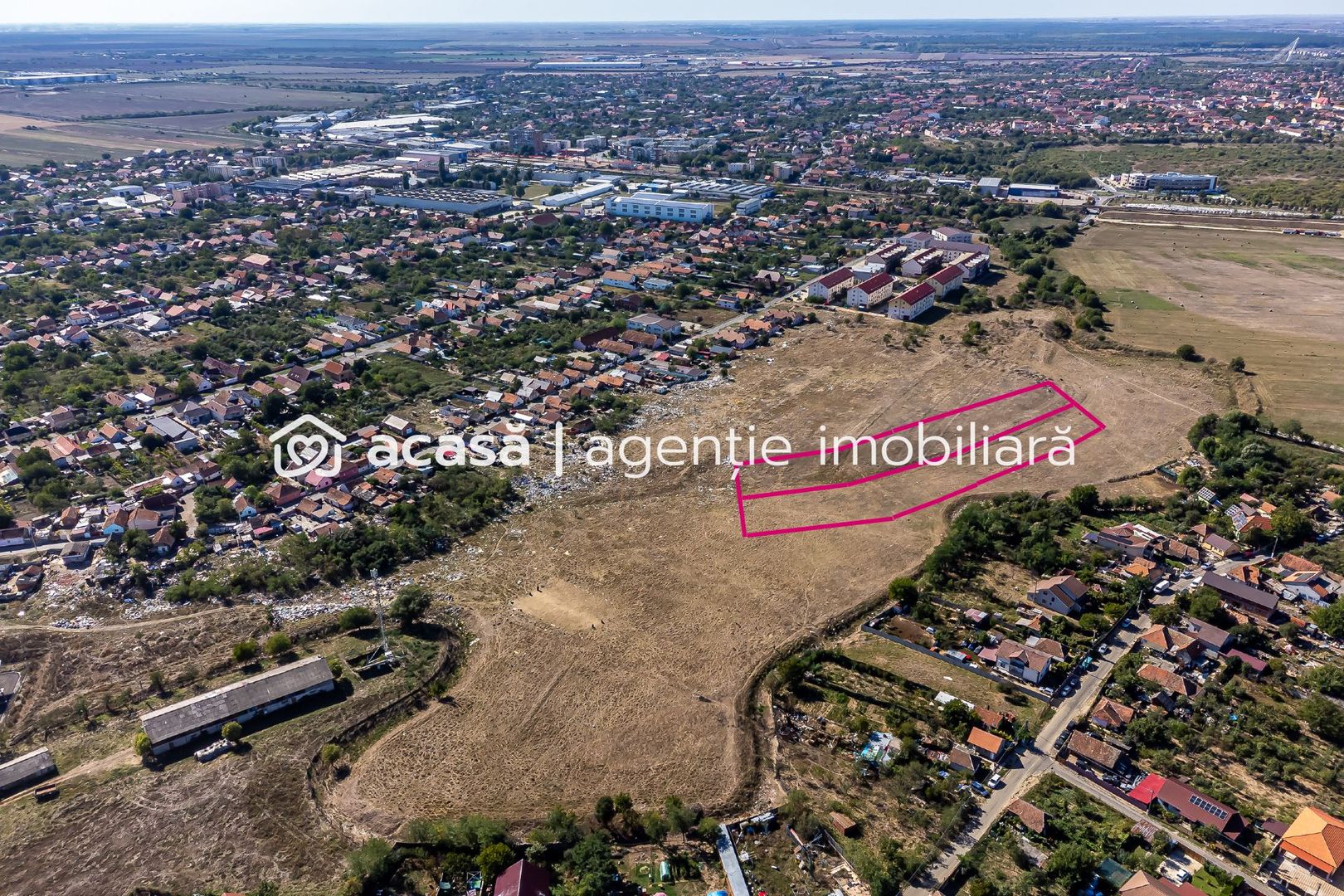 Teren intravilan pentru construcții – Sânnicolau Mic, Arad 12 euro/ mp - Poză 1