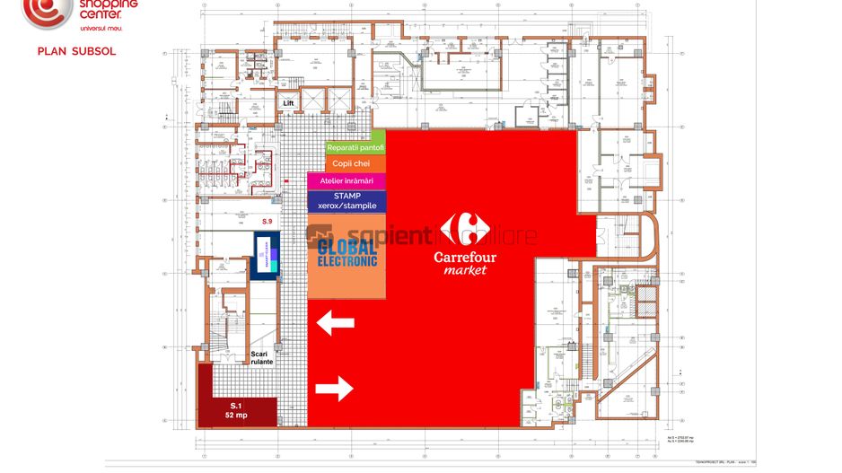 Sapient | Spatii comerciale in centrul comercial - Crisul Center - Poză 2