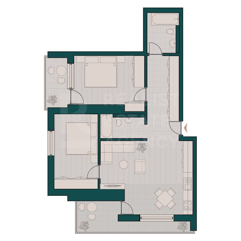 Vânzare, apartament, 2 camere, Iași - Poză 5