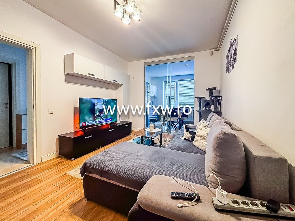 Apartament 2 camere în bloc nou, parțial mobilat și utilat - Poză 1
