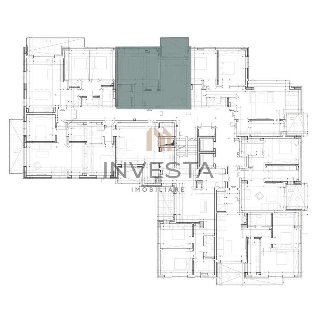 Apartament 2 camere decomandat, Constructie Premium, Andrei Muresanu! - Schiță 7