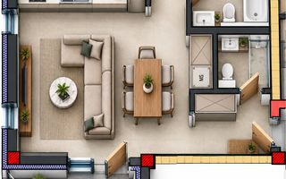 0% COMISION! Apartament 3 camere | 72 mp | terasa | Terra Gardens - Poză 2