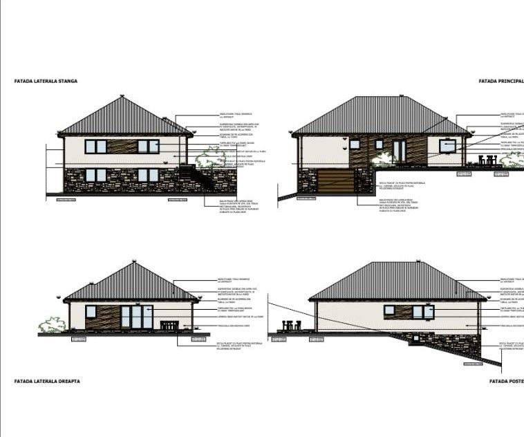 Casă Corunca -240 mp, demisol -garaj,cramă-teren 1100 mp - Poză 3