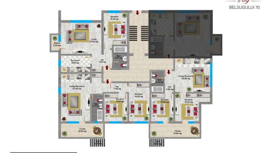 Garsoniera Militari, Drumul Belsugului, 10 minute Metrou Pacii, bloc finalizat - Schiță 2