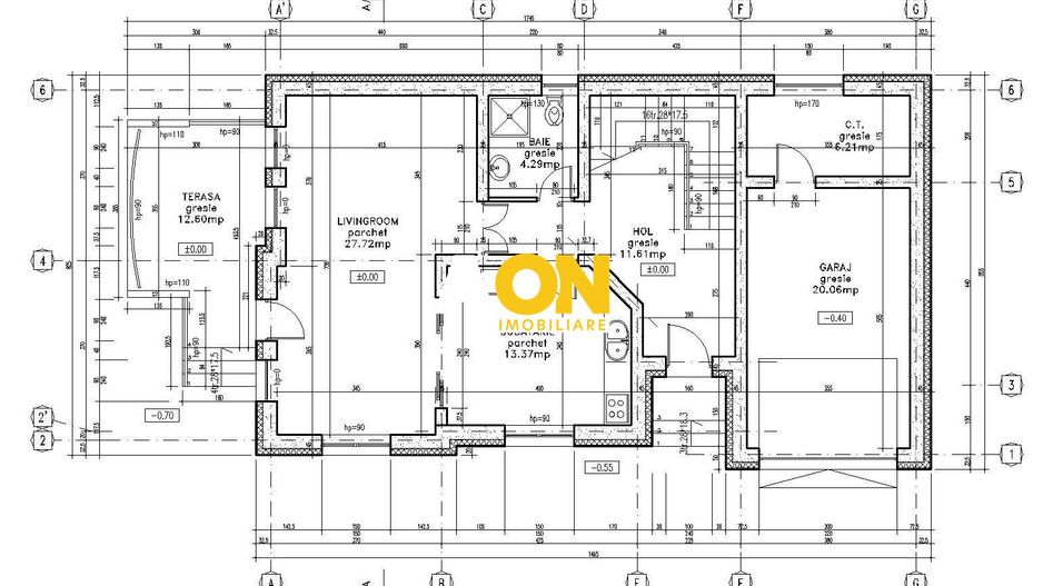 Casa la rosu, 4 camere, 301 mp teren, P+1, zona Alba-Micesti - Schiță 4