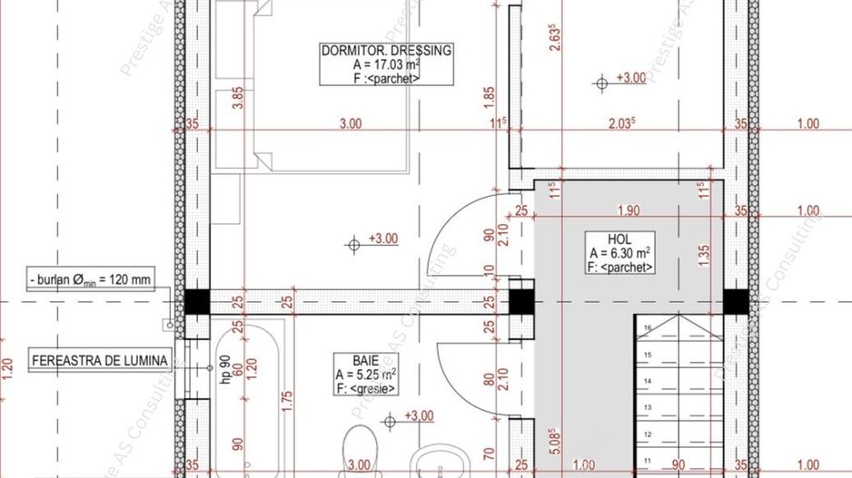 Duplex despartit prin CT | Cartier Milano | Giarmata - Schiță 4