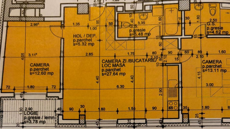 Apartament 3 camere | 2 băi | bloc nou | parcare | Dorobantilor | - Poză 4