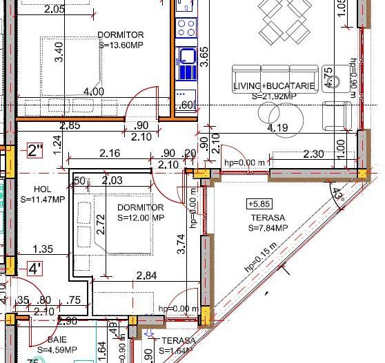 3cam.finalizat+parcare inclusa/mut. imed/central Popesti-Leordeni - Poză 10