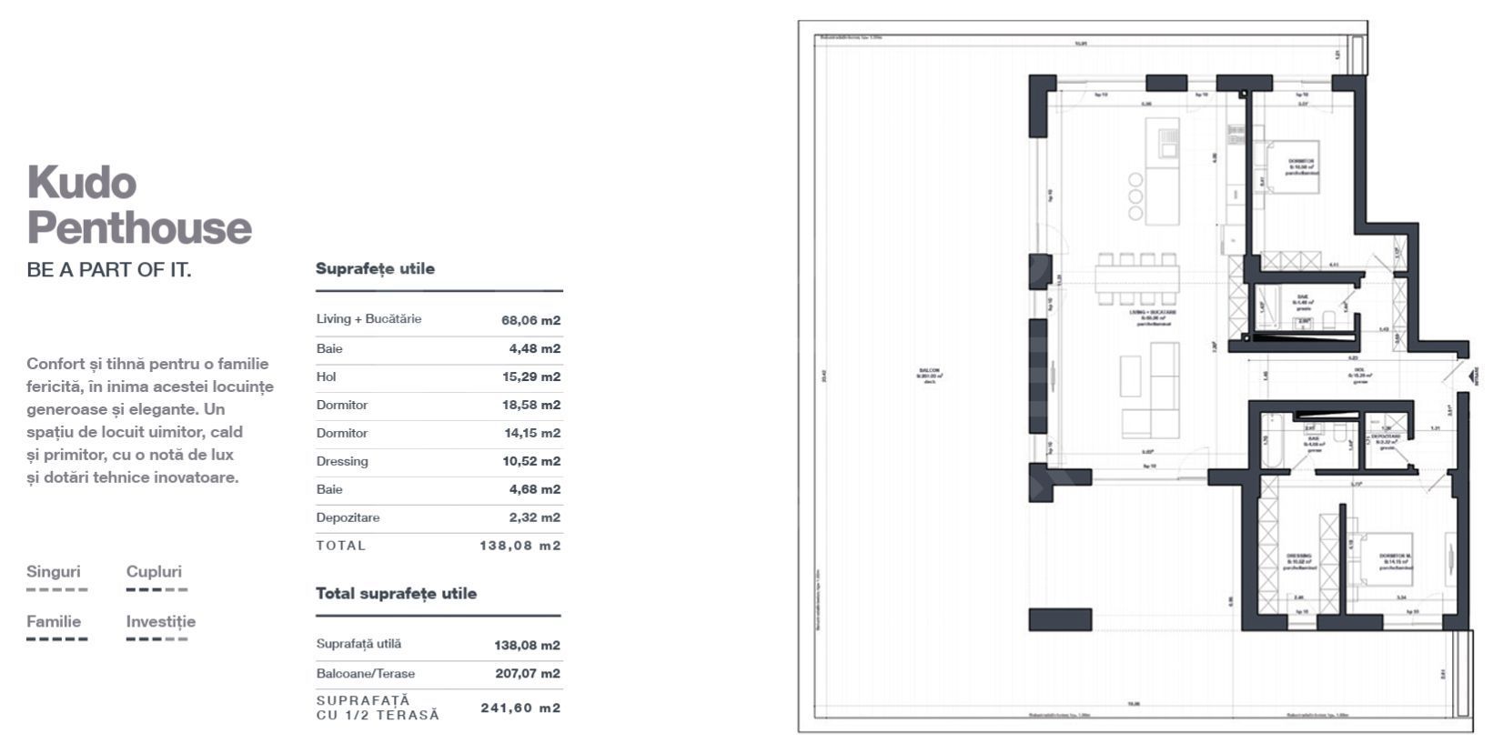 Vânzare, Penthouse, Complex Kudo by Kasper Development, Brașov - Poză 20