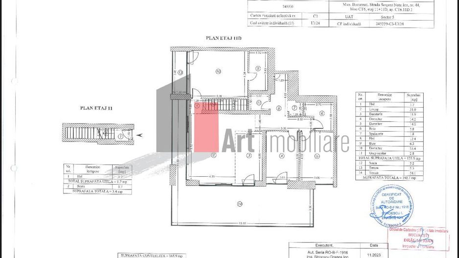 Penthouse de Lux cu 3 Dormitoare și Terasă Panoramică – One Cotroceni Park - Poză 22