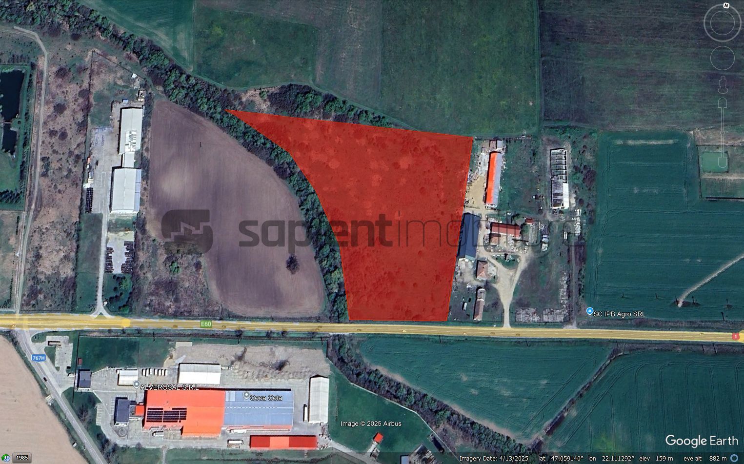 Sapient | Teren intravilan de vânzare – 36.638 mp – Sacadat - Poză 1