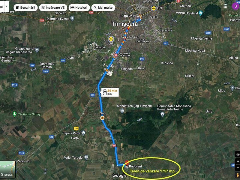 Teren edificabil în Pădureni - vatra satului - Poză 3