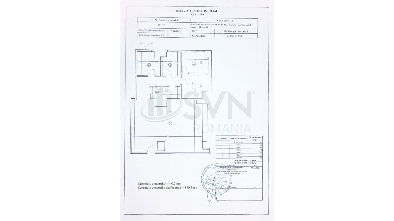 REC3001755 Spatiu comercial Piata Victoriei 117 mp vitrina 10 ml la strada renov - Poză 13