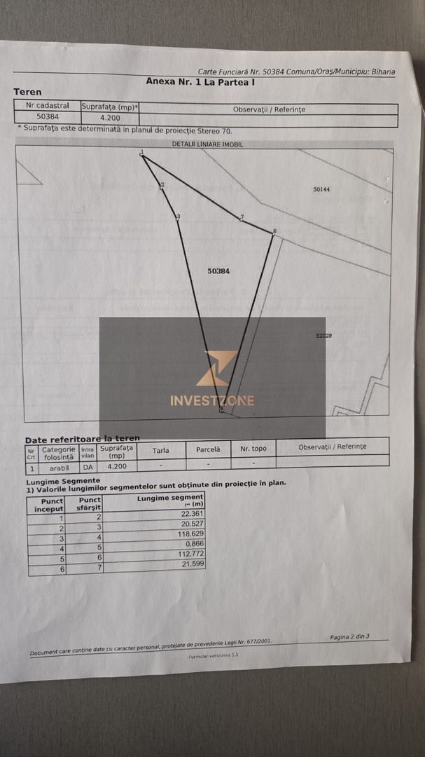 Teren de vanzare,4900 mp in Biharia - Poză 3