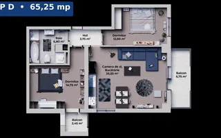 Apartament 3 camere si balcon |  Calea Surii Mici - Poză 13
