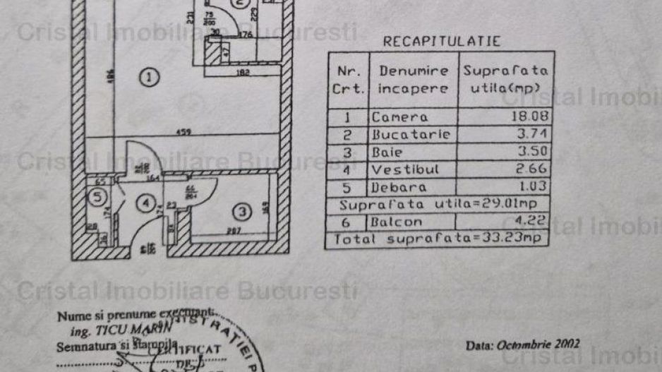 De vanzare, Garsoniera ,Marriott ,Zona 13 Septembrie, Sector 5 - Poză 8