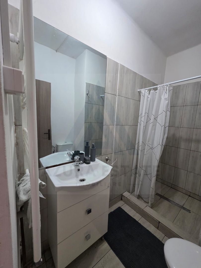 Studio la curte utilat complet cu terasa  zona Lazaret - Poză 14