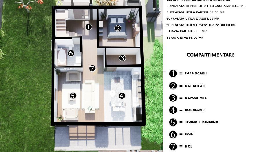 Avangarde by The Lake | Complet mobilat - Schiță 9