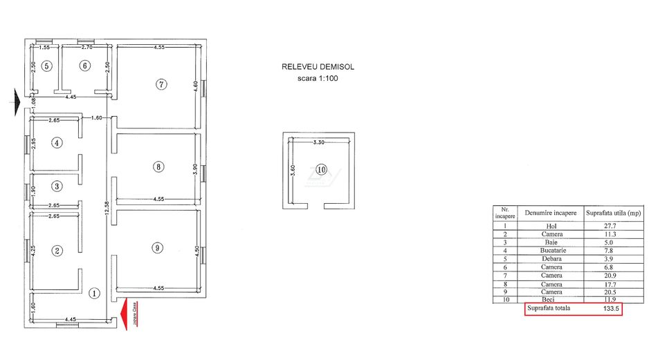 Casa individuala cu 5 camere decomandate. Pozitie excelenta. DIsponibila imediat - Poză 17