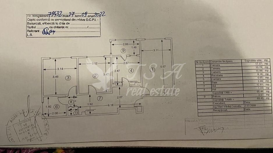 Apartament 3 camere Tei - Poză 14