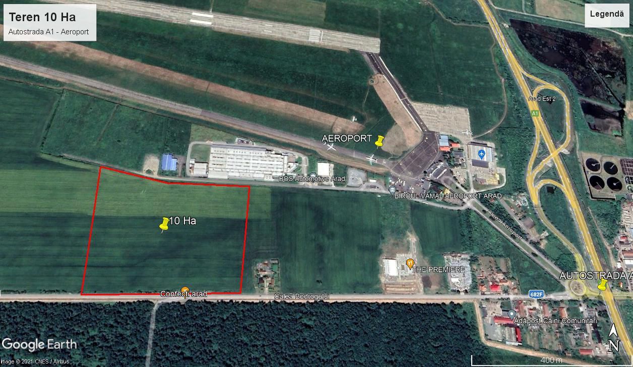Teren lângă Aeroportul Internațional din Arad - Poză 1