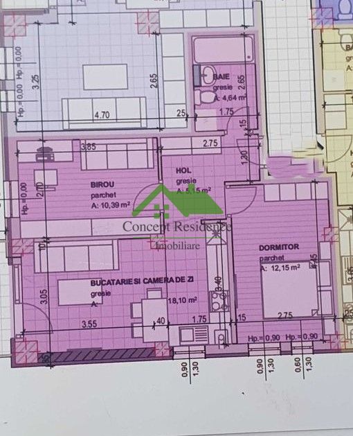 3 camere, bloc nou, parcare subterană – Ștefan cel Mare - Poză 7