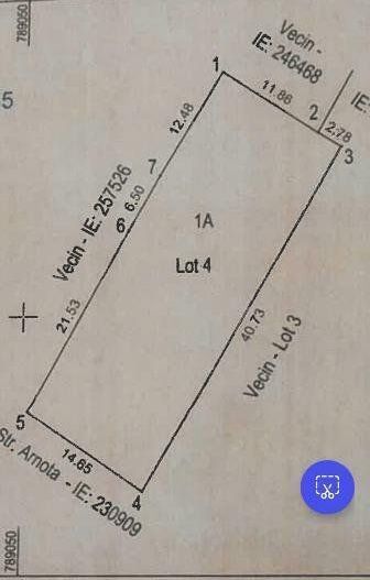 Teren intravilan 600mp, zona Kamsas - Poză 3