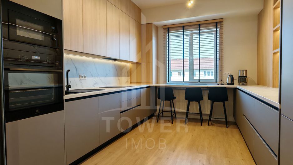 Apartament prima inchiriere cu 3 camere, nou, mobilat lux. - Poză 5