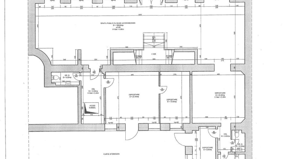 Ultracentral | 300 mp utili | Vitrină mare | Parter + Mezanin | Comision 0% - Poză 9