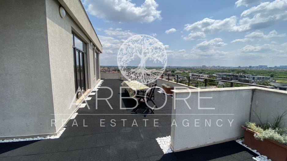 Penthouse 5 camere 250 mp lângă Ambasada SUA , zona Băneasa București - Poză 31