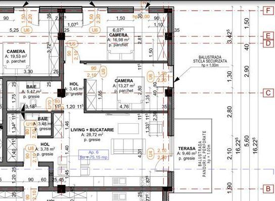 Apartament 3 camere Terra Gardens 75,2 mp - Poză 1