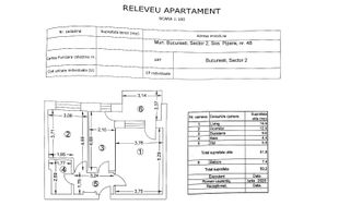 Vanzare - apartament - 2 camere+balcon - Nusco City-Aviatiei - Schiță 17