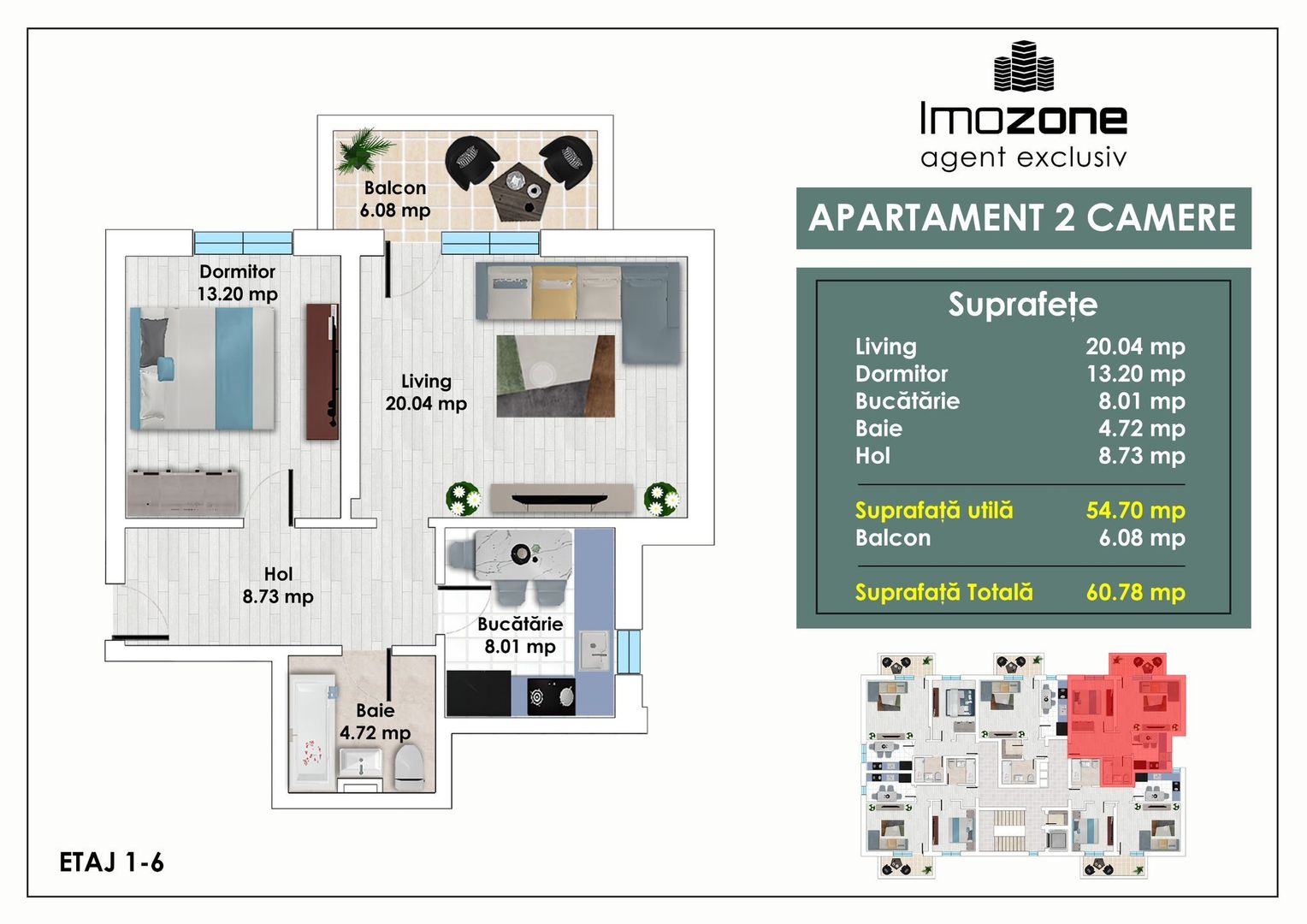 2 CAMERE – ZONA AVANTAJOASA – METROU PACII – AUTOGARA MILITARI  – COMISION 0% - Poză 1