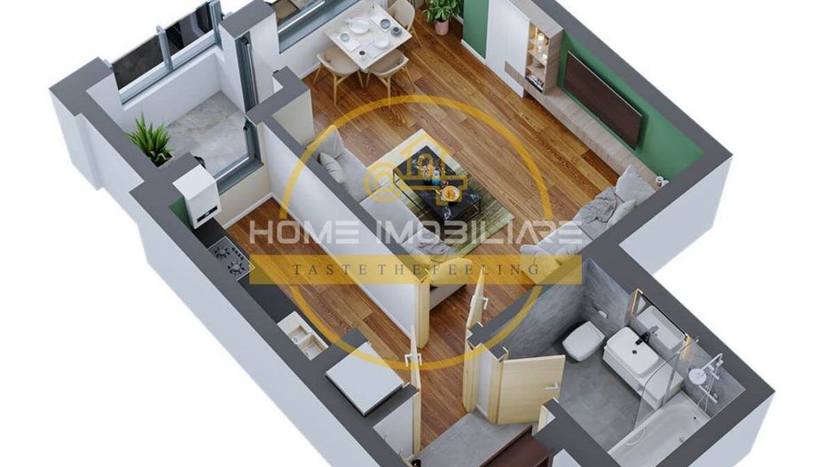 Bloc nou , ap o camere , etaj intermediar , Zona Dacia. - Poză 8