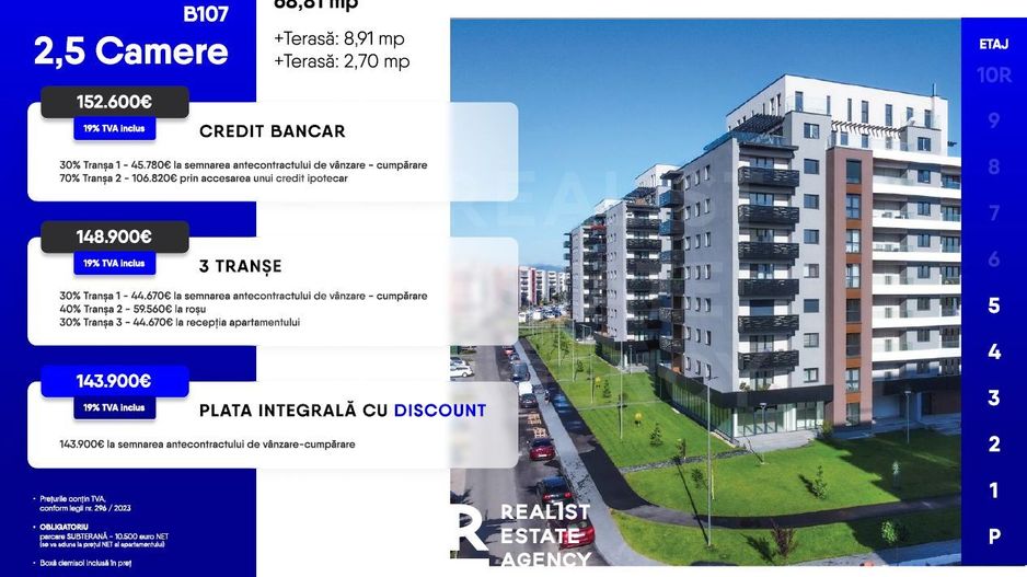 Vânzare, apartament, 3 camere, Avantgarden, Brașov - Poză 7