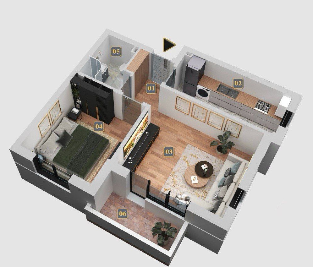 Apartament 2 camere de vanzare - Poză 1