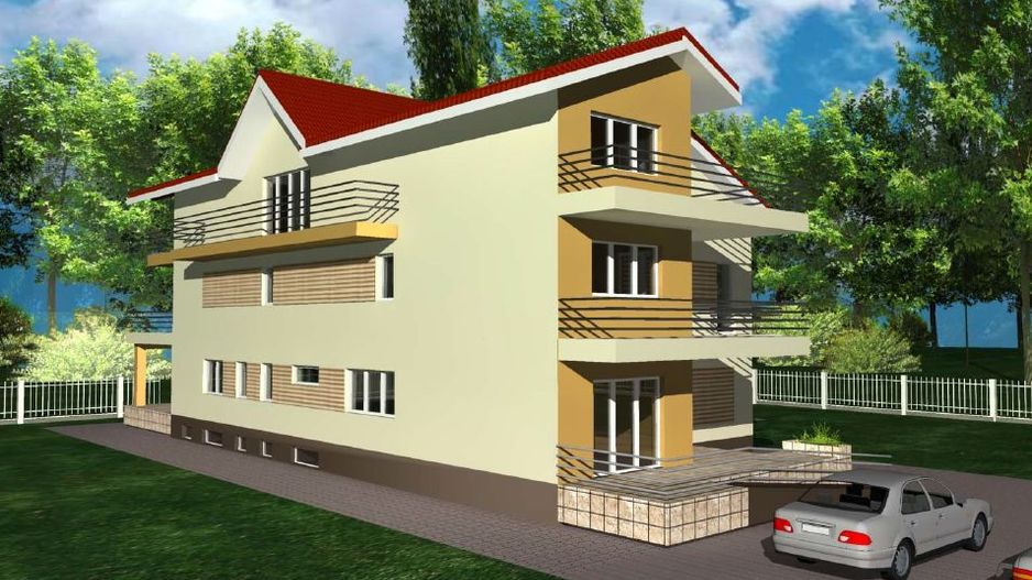Vila Individuala S+P+1+M cu Teren 1000mp langa Padure - Balotesti - Poză 26