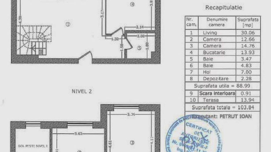 Duplex de Vanzare 3 camere Aqua City - Poză 5