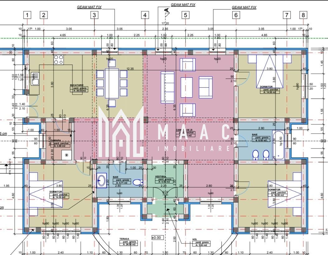 Casa stil mediteranian 4 dormitoare 800 mp teren Tocile Sibiu - Poză 3