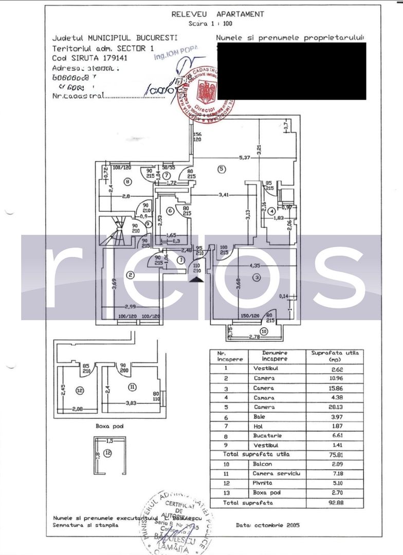 VANZARE 4 CAMERE | PIATA ROMANA | DOROBANTI | CENTRALA PROPRIE - Poză 16