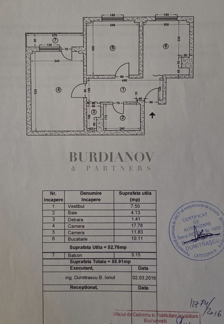 Apartament cu 2 camere - decomandat - Mega Mall - Pantelimon - Poză 3