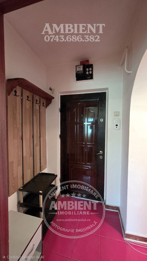 Apartament cu 3 camere, etaj 3, mobilat și utilat, VASLUI - zona SMÂRDAN; - Poză 8