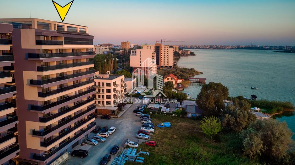 Apartament 2 cam, Mamaia zona Rex, la alb, vedere lac - Poză 1