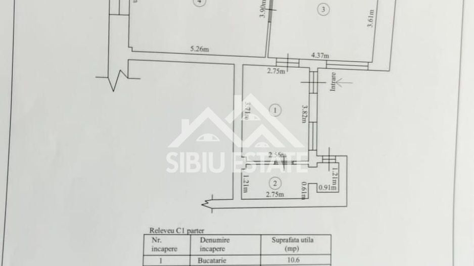 Apartament de vanzare cu 2 camere Zona- Centrul Istoric - Poză 9